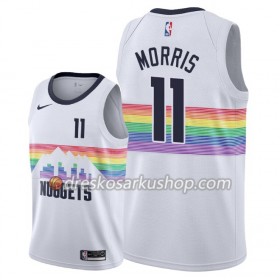 Muški NBA Dres Denver Nuggets Monte Morris 11 Nike 2018-19 City Edition Bijela Swingman